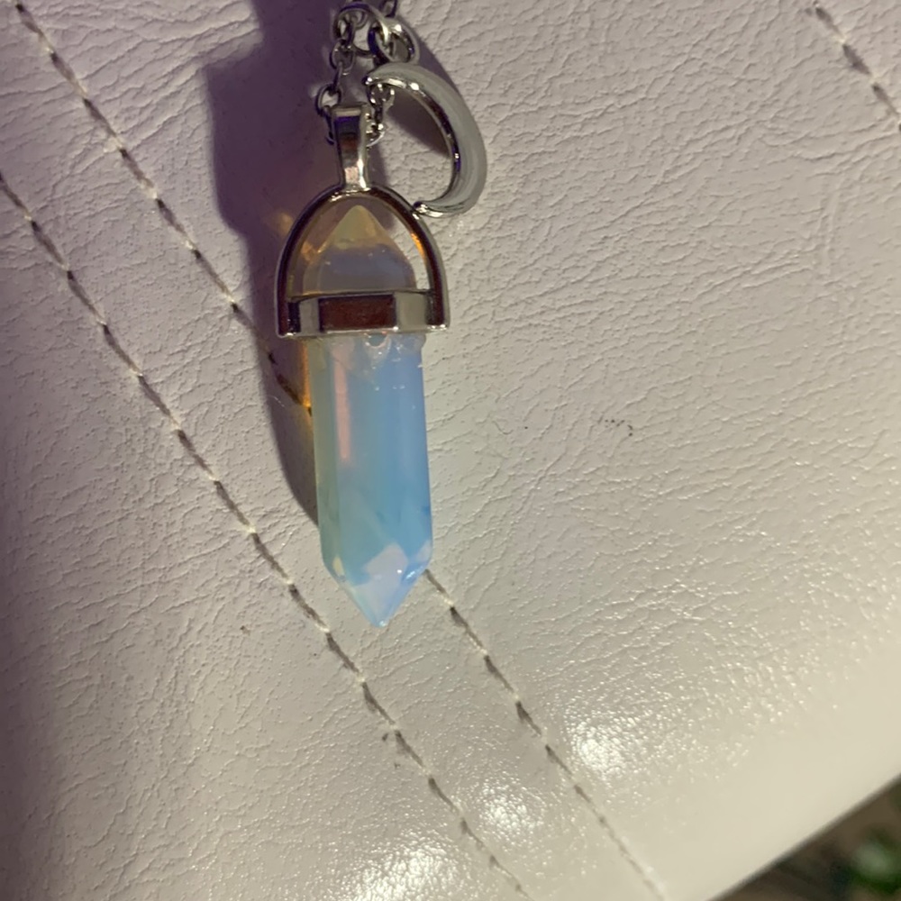 10 piece set of different Crystal assorted necklaces